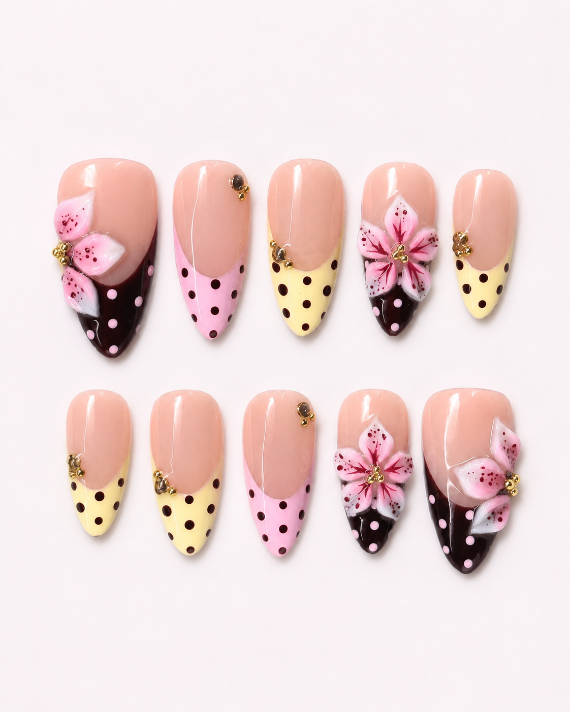 Mango Tango Summer Press On Nails