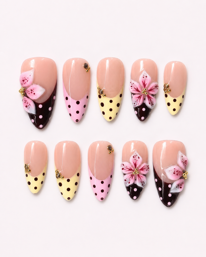 Mango Tango Summer Press On Nails