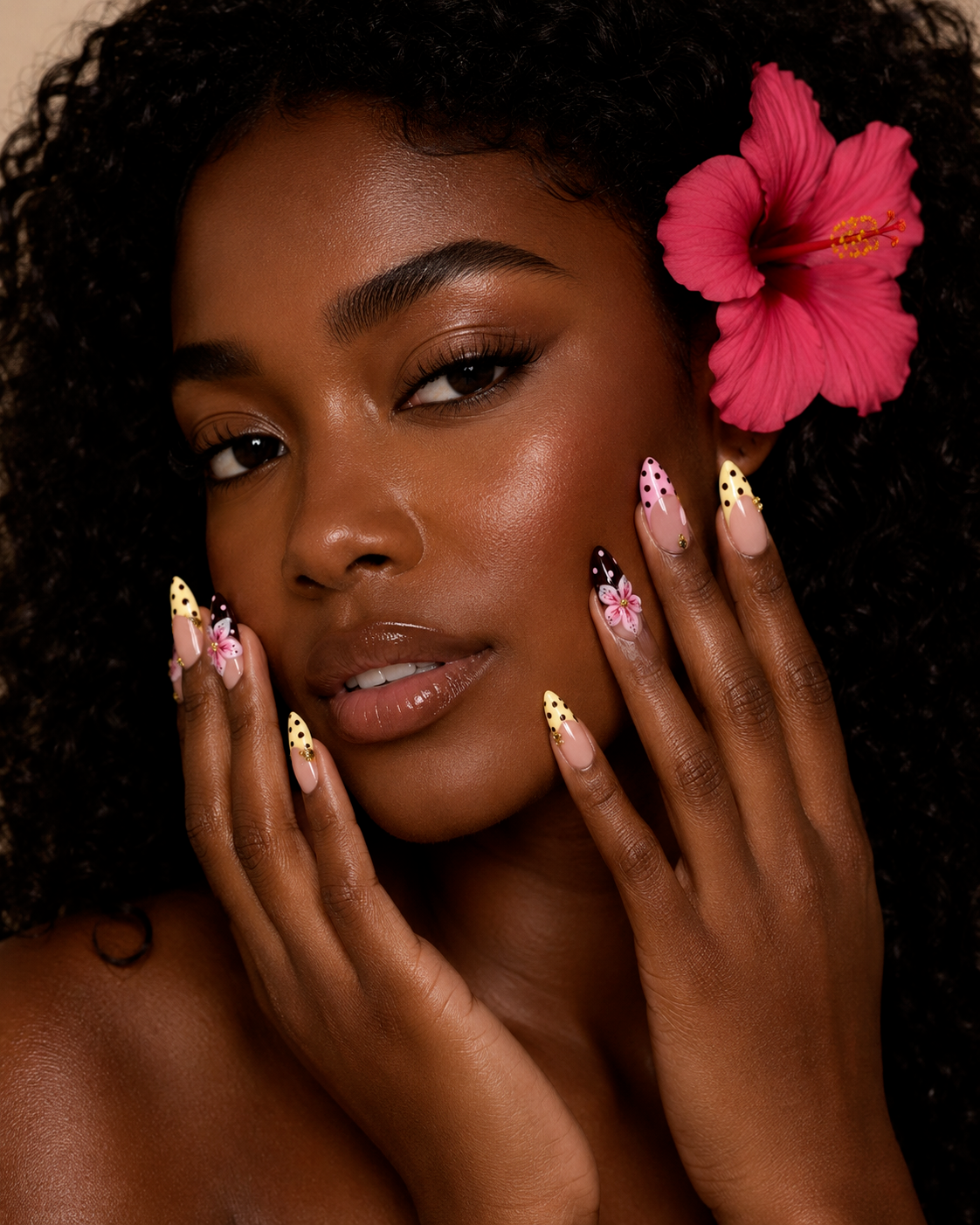 Mango Tango Summer Press On Nails