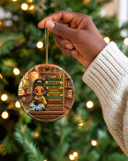 Black Child Christmas Ornament – Magical, Intelligent & Powerful