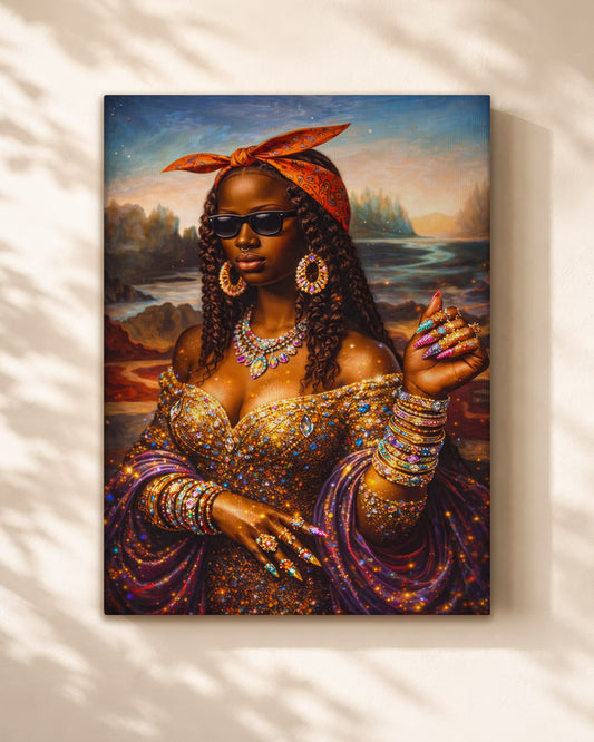 Black Queen - Empowerment, Beauty, and Elegance - Poster/Canvas
