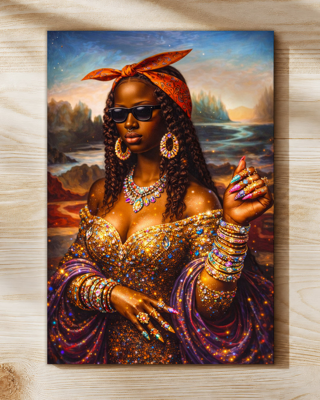 Black Queen - Empowerment, Beauty, and Elegance - Poster/Canvas