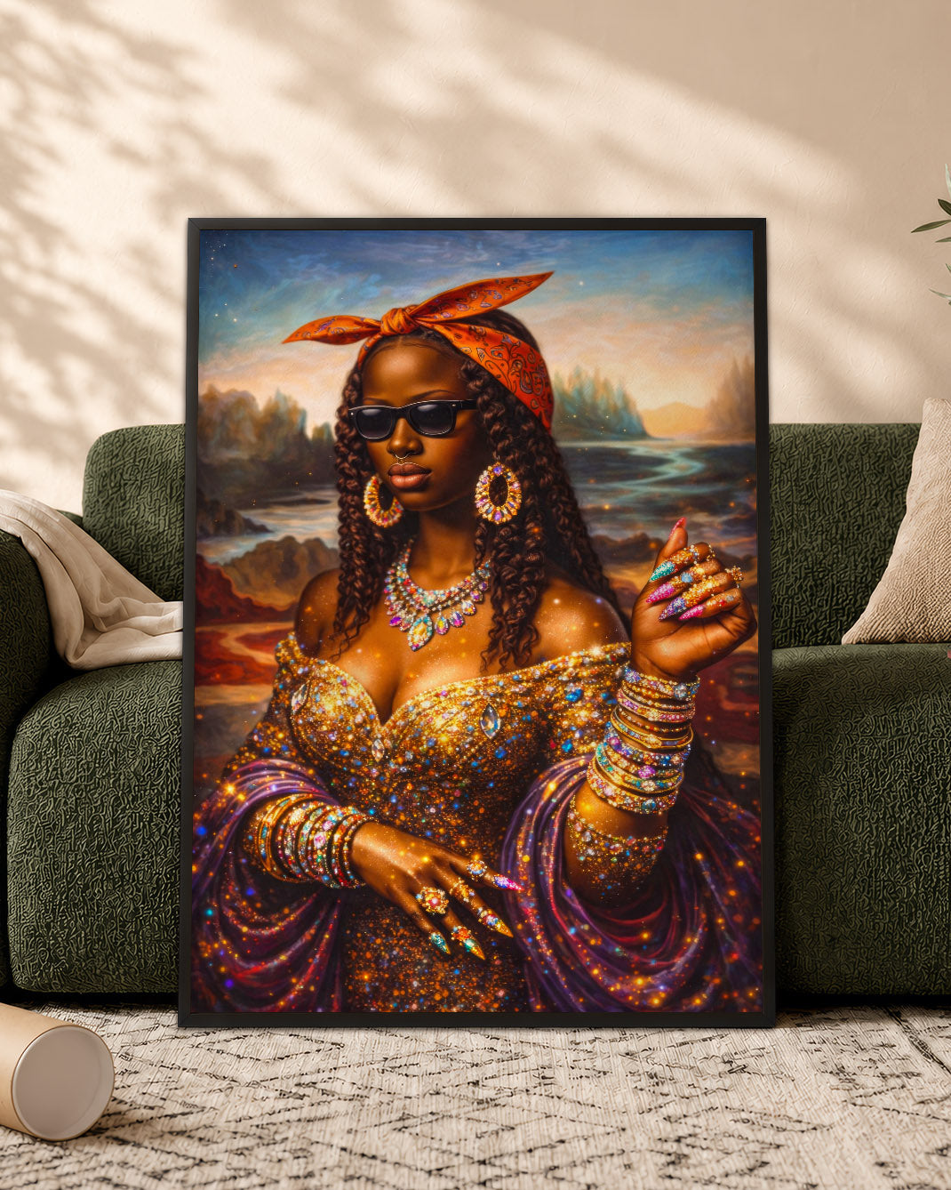 Black Queen - Empowerment, Beauty, and Elegance - Poster/Canvas