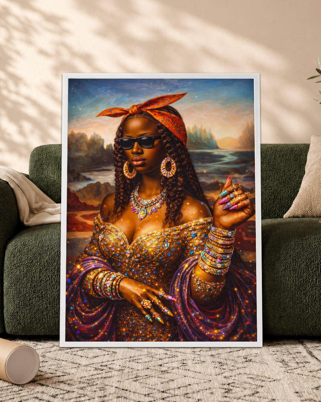 Black Queen - Empowerment, Beauty, and Elegance - Poster/Canvas