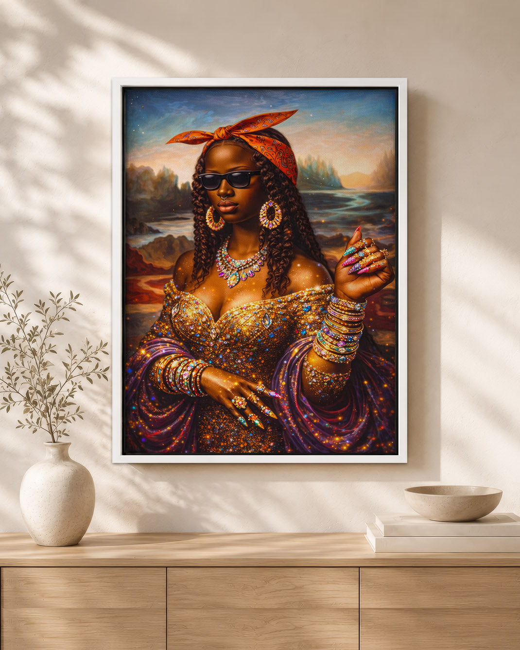 Black Queen - Empowerment, Beauty, and Elegance - Poster/Canvas