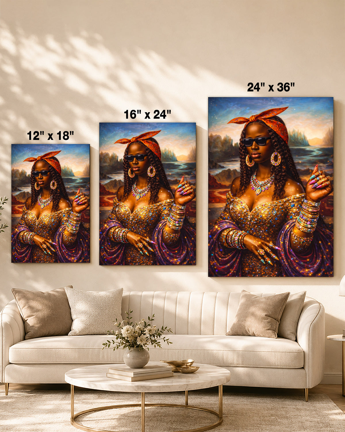 Black Queen - Empowerment, Beauty, and Elegance - Poster/Canvas