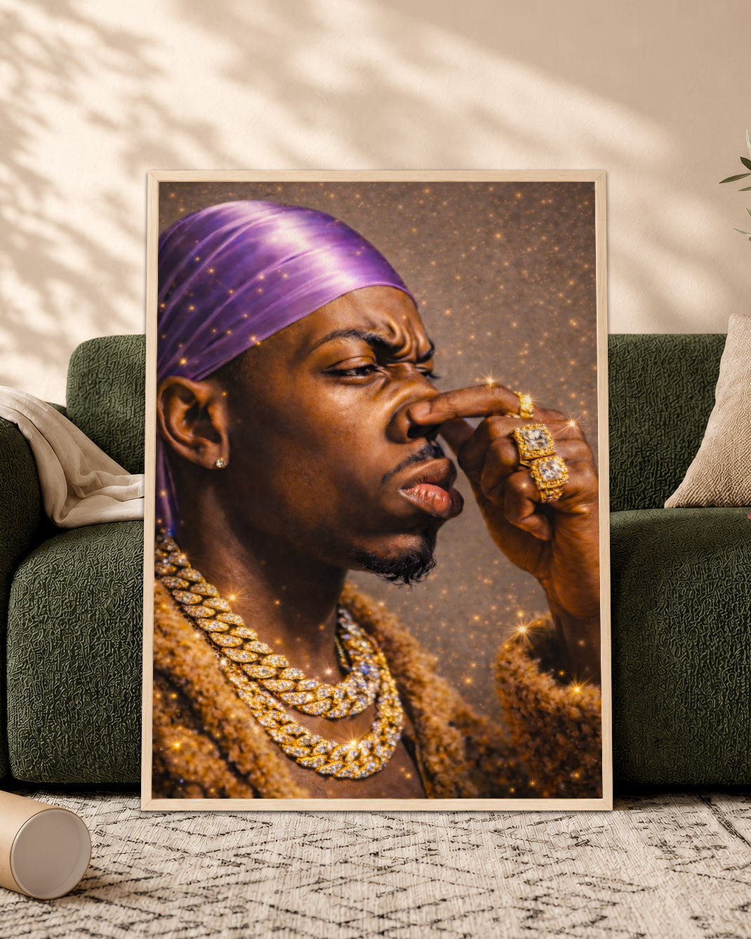 Black King - Strength, Style, and Confidence - Poster/Canvas