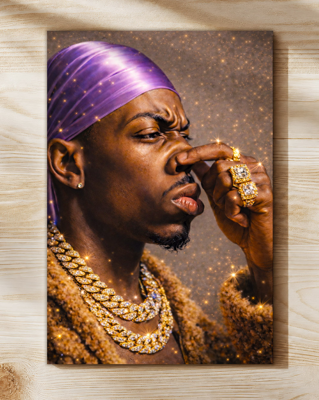 Black King - Strength, Style, and Confidence - Poster/Canvas