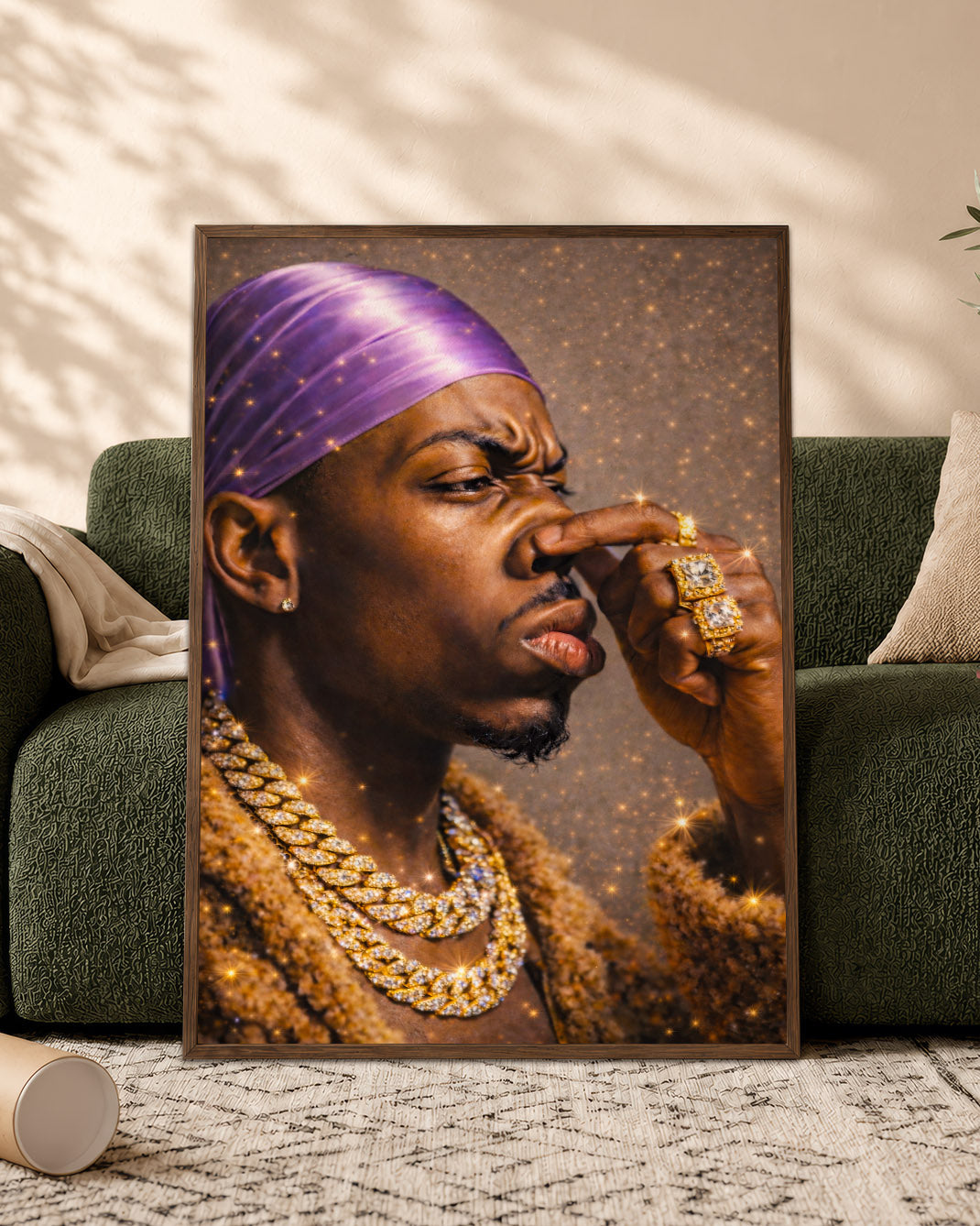 Black King - Strength, Style, and Confidence - Poster/Canvas