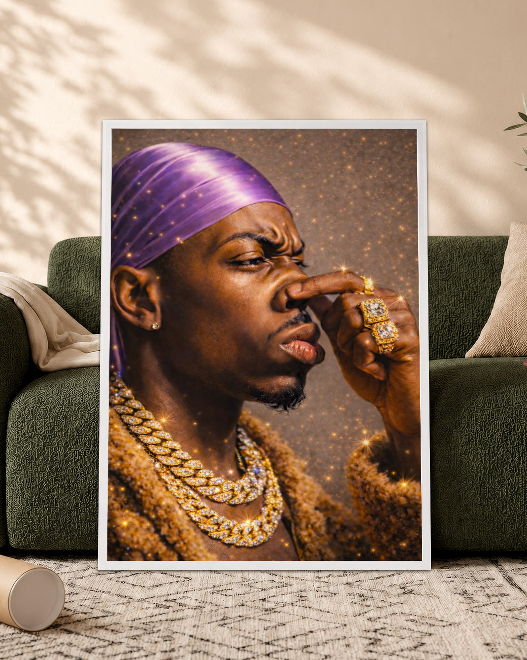 Black King - Strength, Style, and Confidence - Poster/Canvas