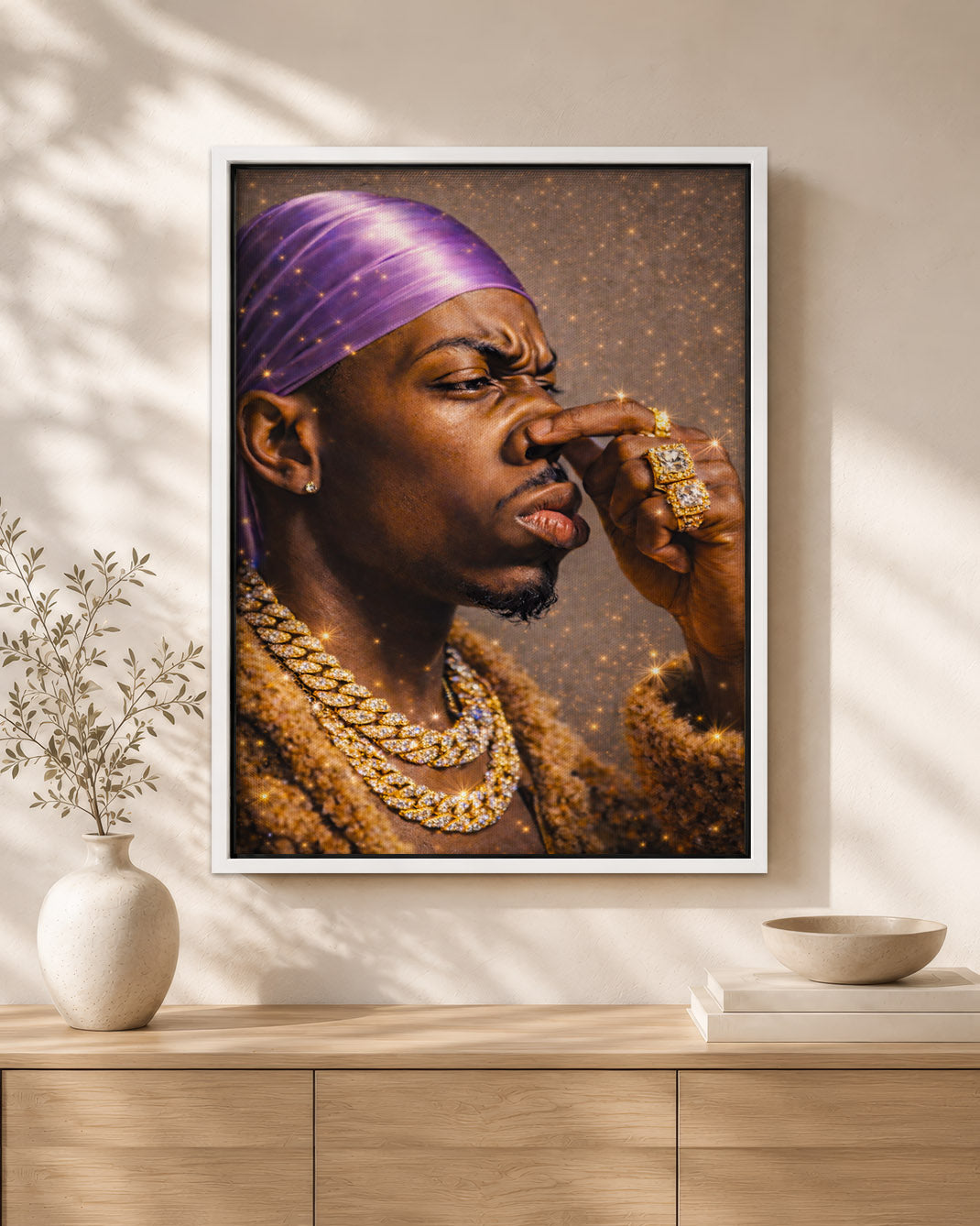 Black King - Strength, Style, and Confidence - Poster/Canvas