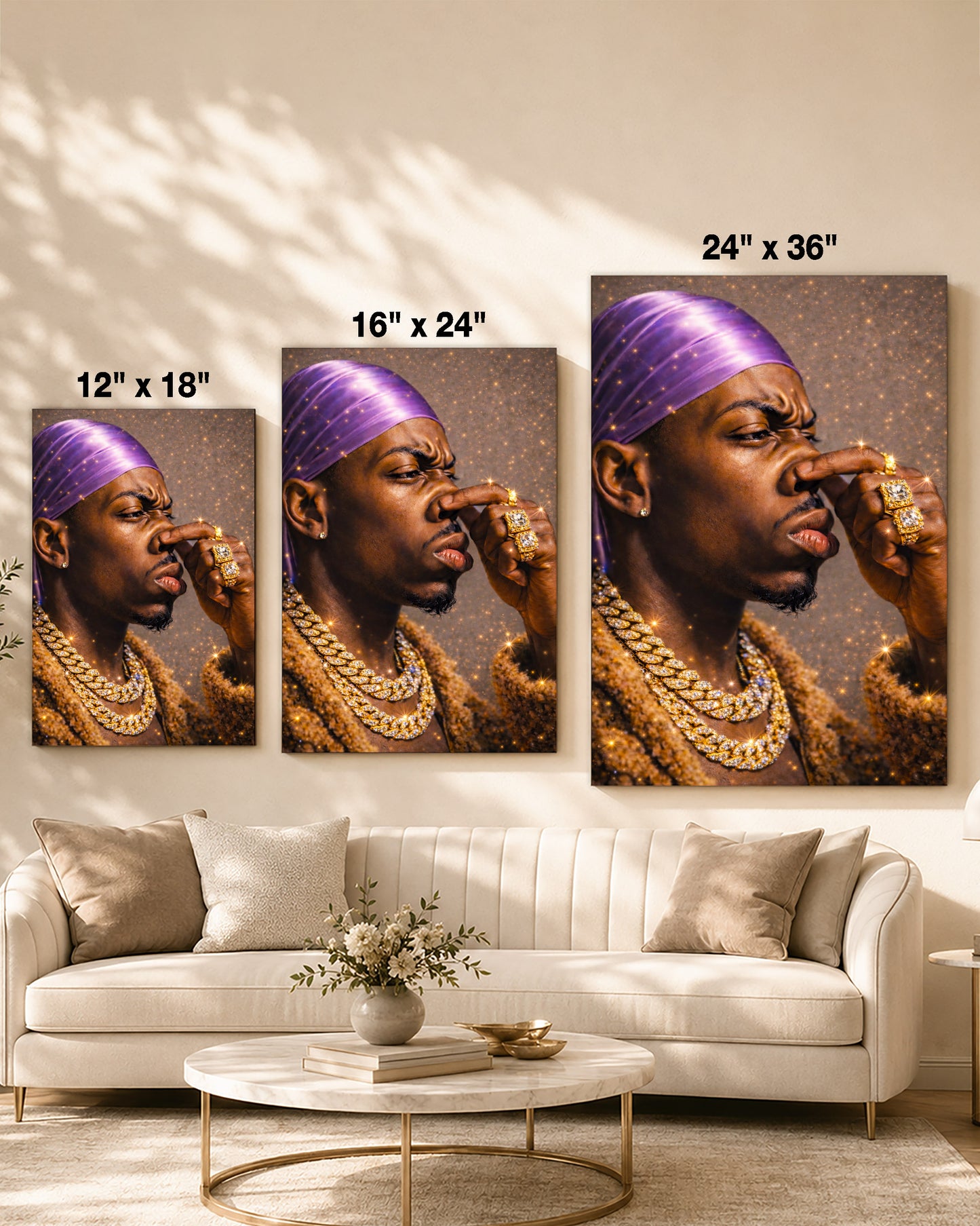 Black King - Strength, Style, and Confidence - Poster/Canvas