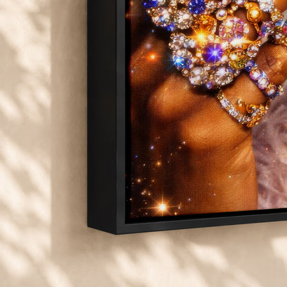 Queen of Black Excellence - Fierce, Confident, and Beautiful - Poster/Canvas