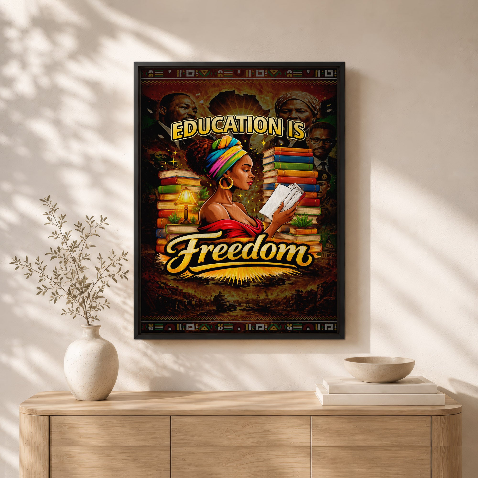 Education is Freedom - African American Pride - Poster/Canvas