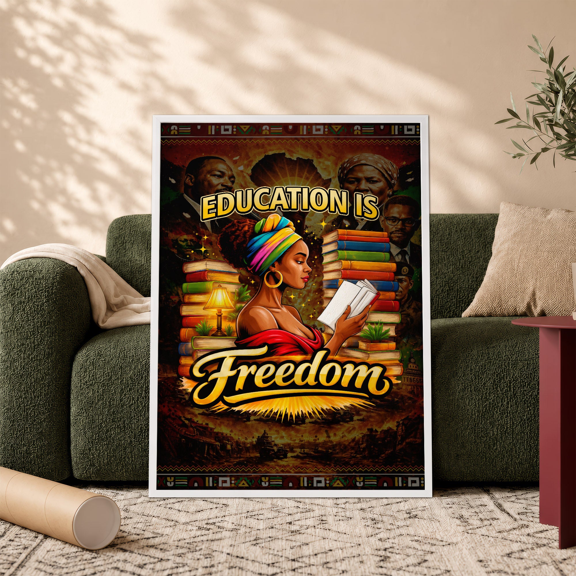 Education is Freedom - African American Pride - Poster/Canvas