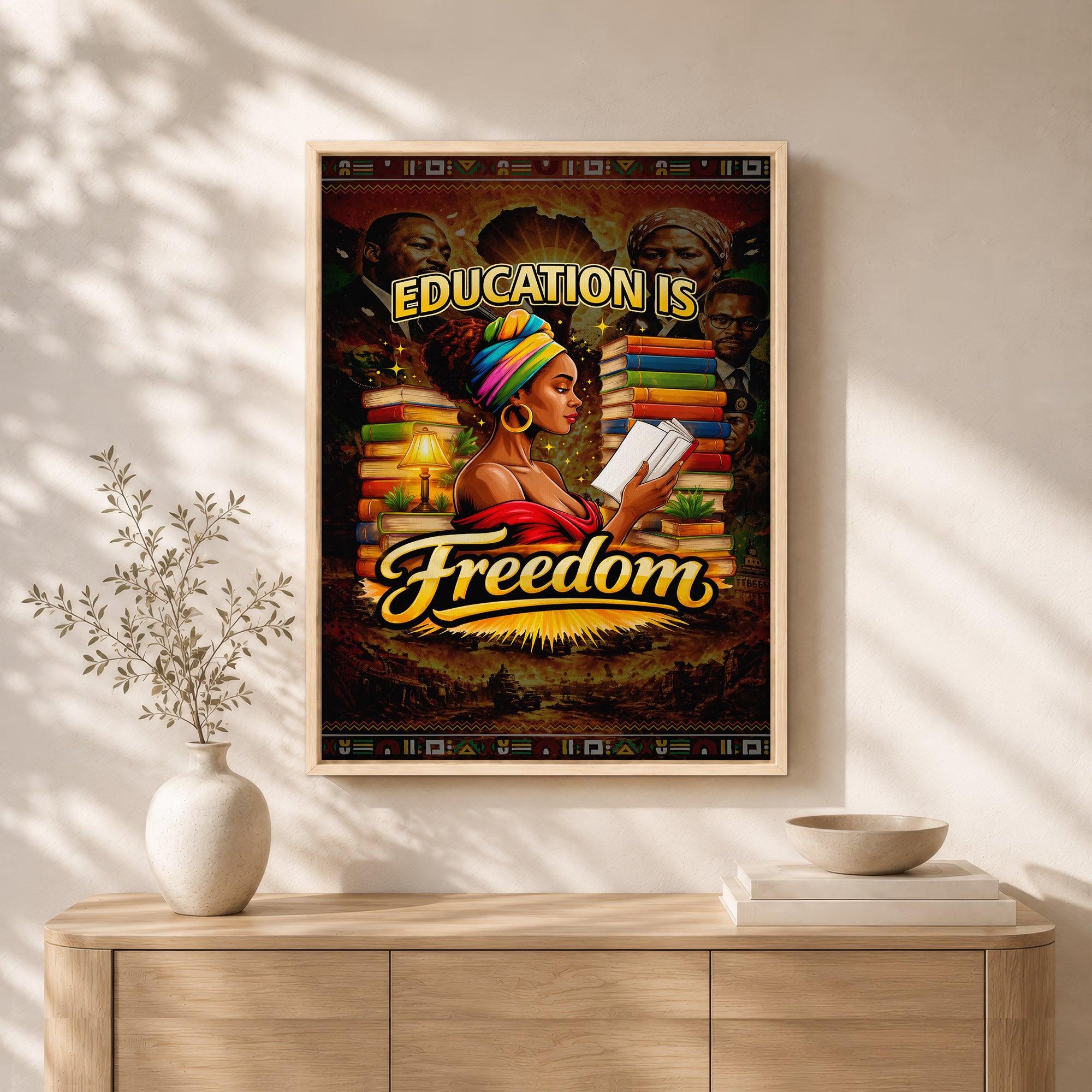 Education is Freedom - African American Pride - Poster/Canvas