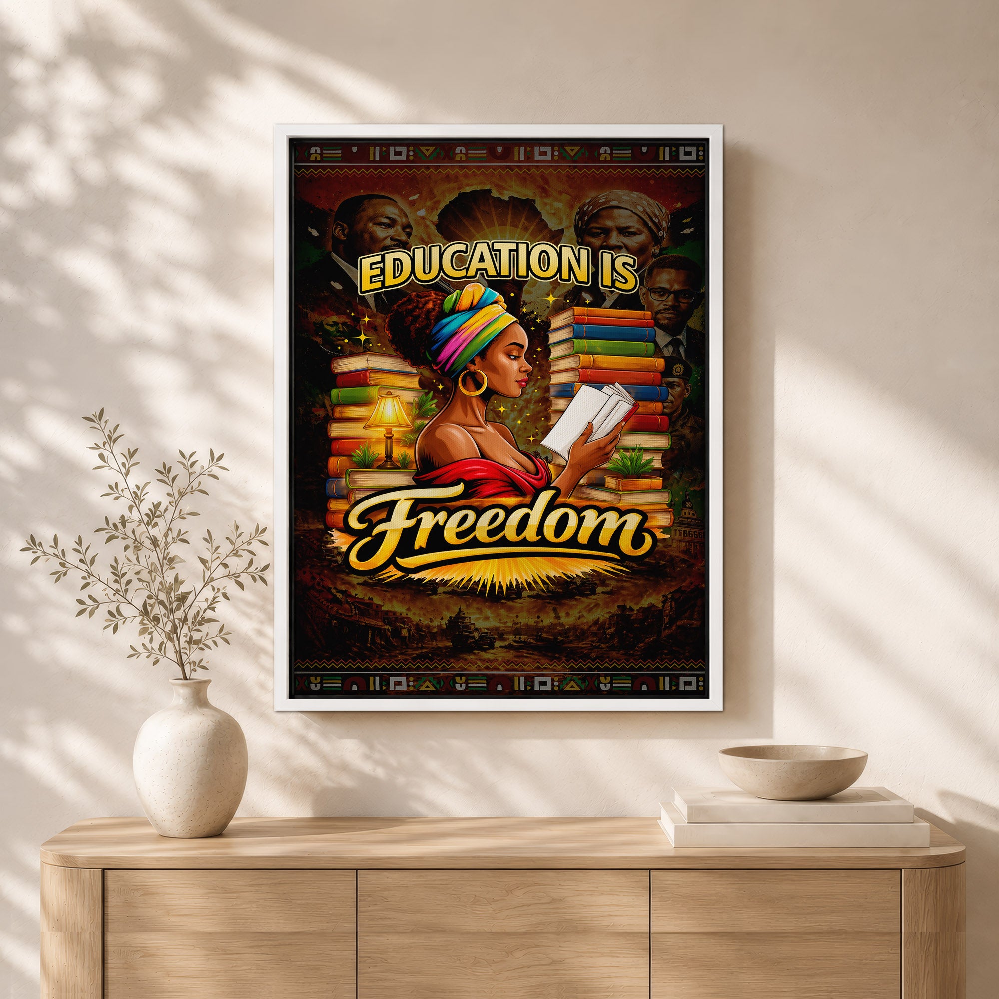 Education is Freedom - African American Pride - Poster/Canvas