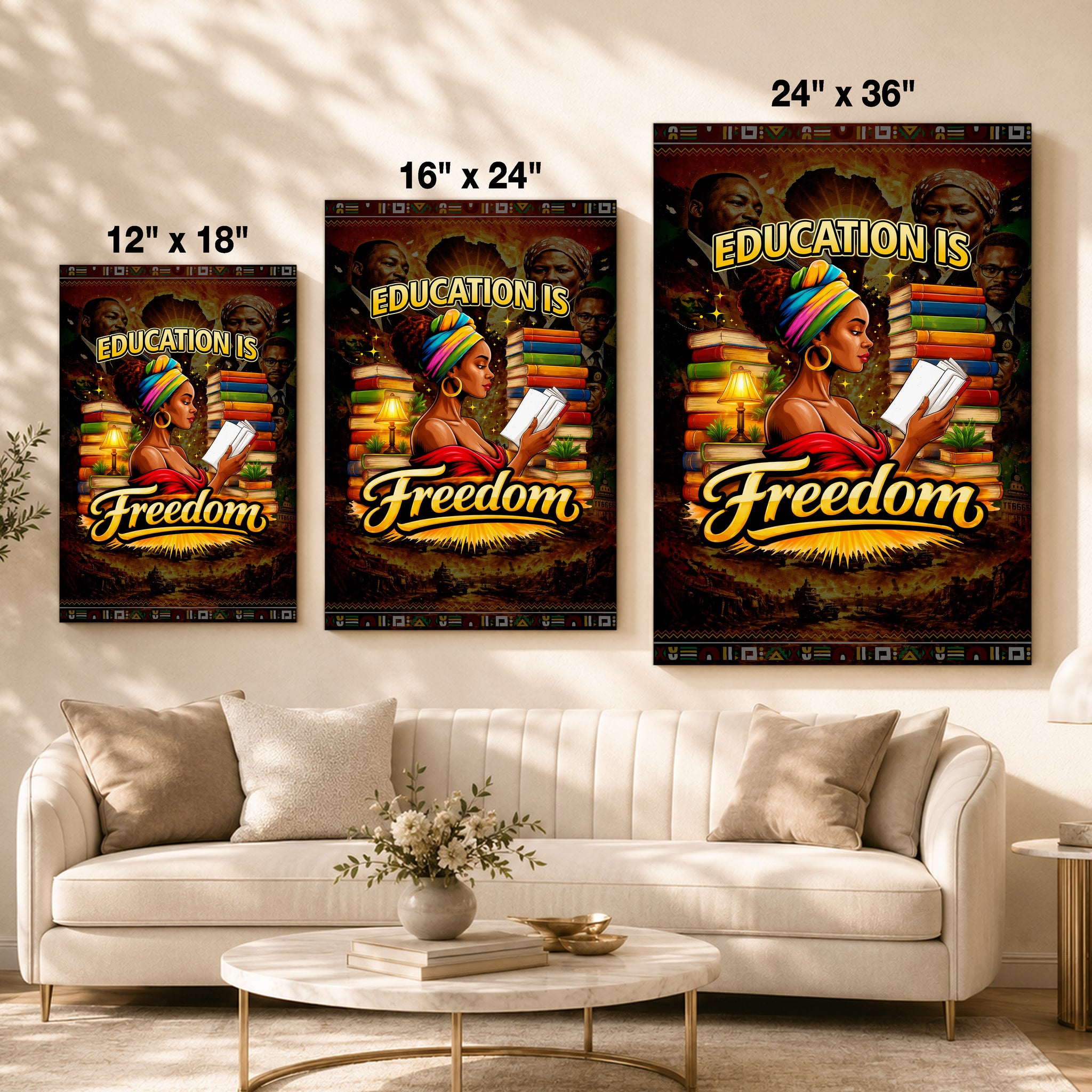 Education is Freedom - African American Pride - Poster/Canvas