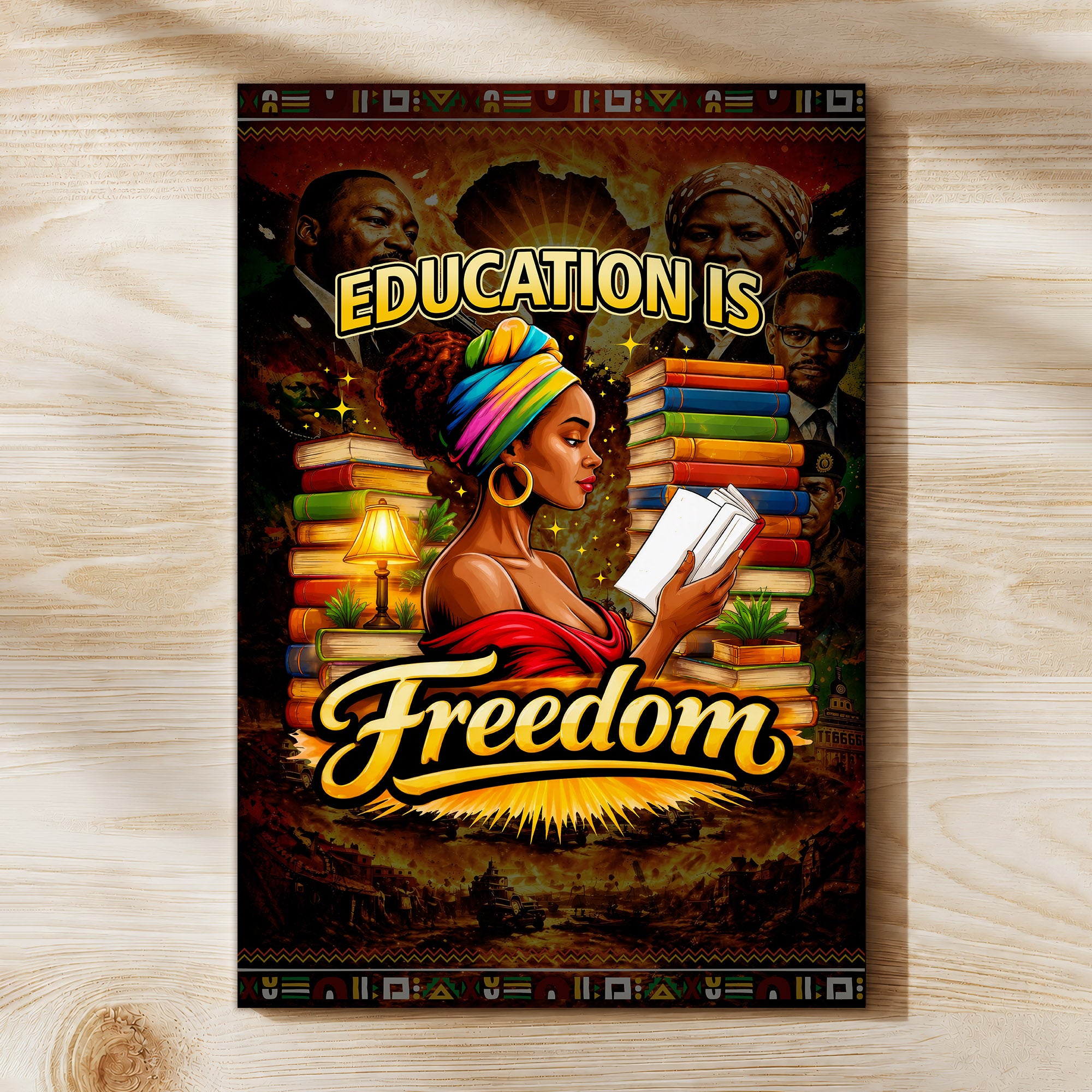 Education is Freedom - African American Pride - Poster/Canvas
