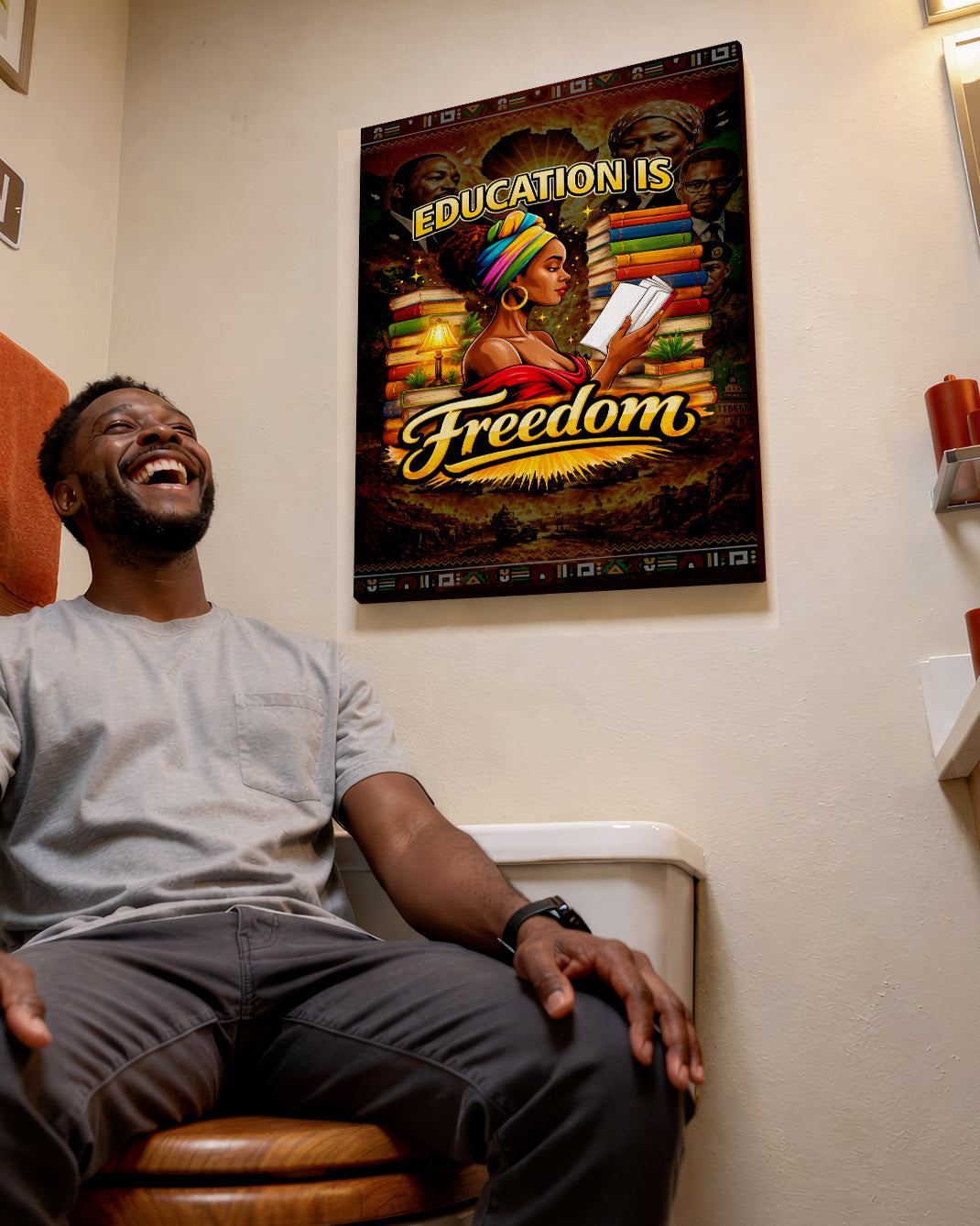 Education is Freedom - African American Pride - Poster/Canvas