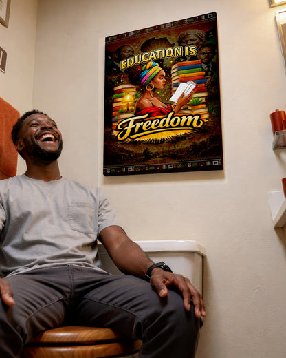 Education is Freedom - African American Pride - Poster/Canvas