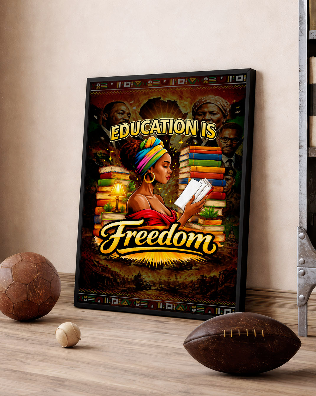 Education is Freedom - African American Pride - Poster/Canvas