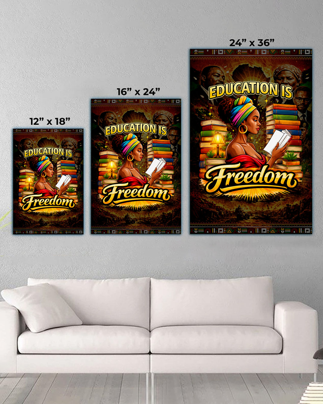 Education is Freedom - African American Pride - Poster/Canvas