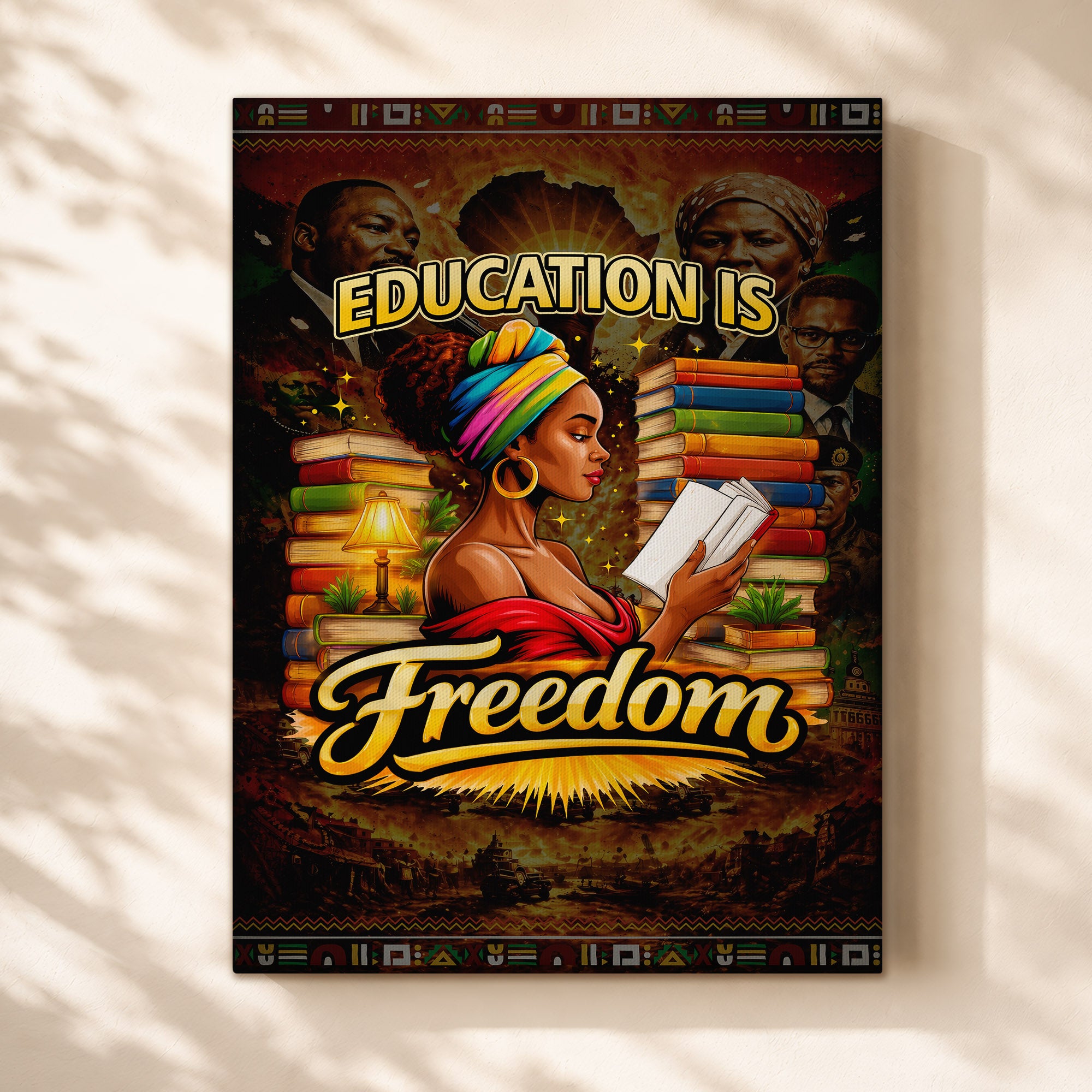 Education is Freedom - African American Pride - Poster/Canvas