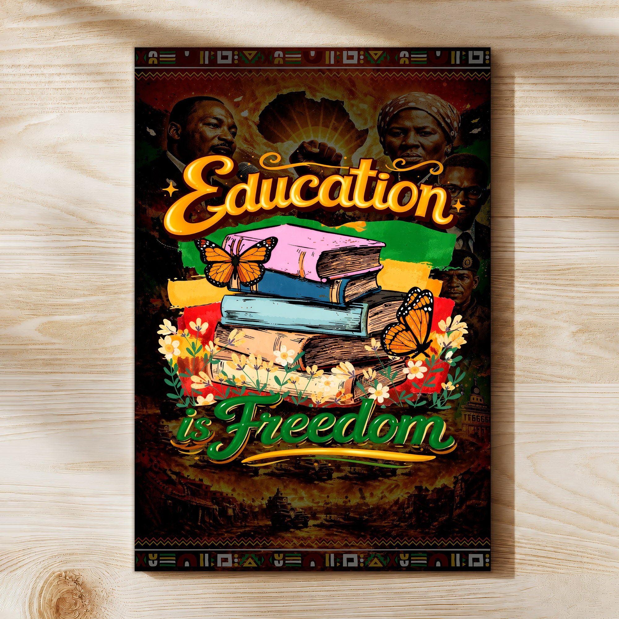 Education is Freedom - Empowerment & Equality for All - Poster/Canvas