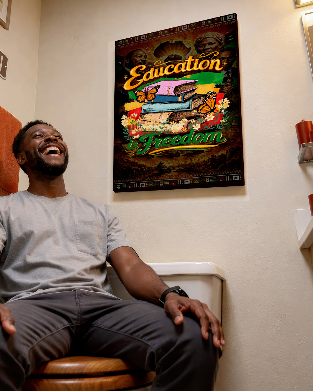 Education is Freedom - Empowerment & Equality for All - Poster/Canvas