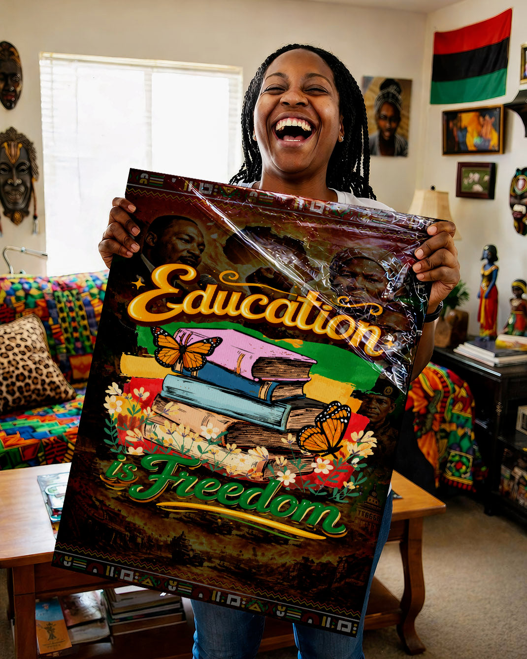 Education is Freedom - Empowerment & Equality for All - Poster/Canvas