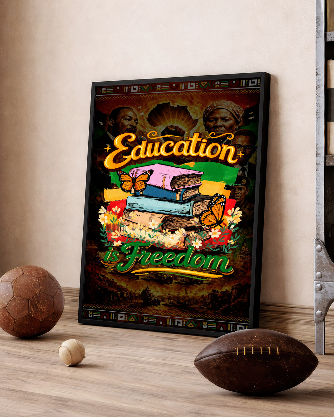Education is Freedom - Empowerment & Equality for All - Poster/Canvas