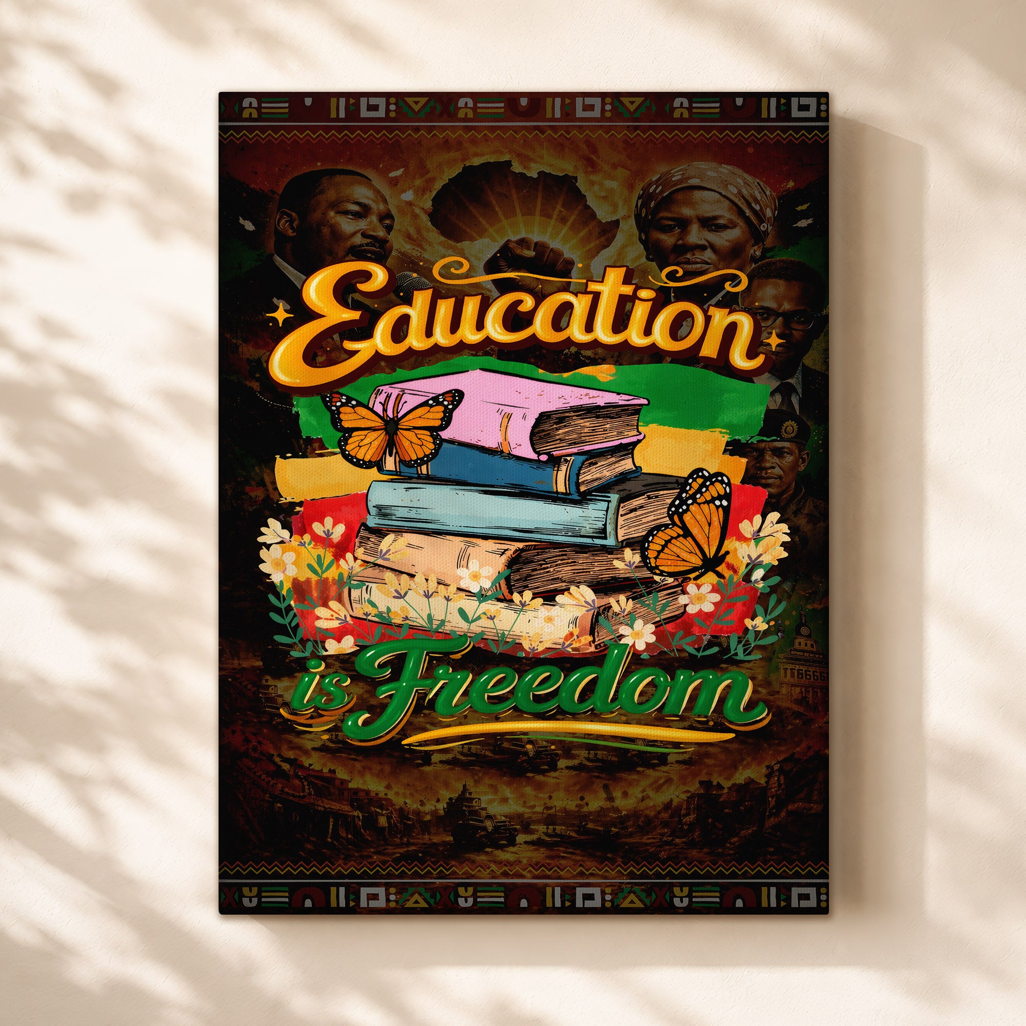 Education is Freedom - Empowerment & Equality for All - Poster/Canvas