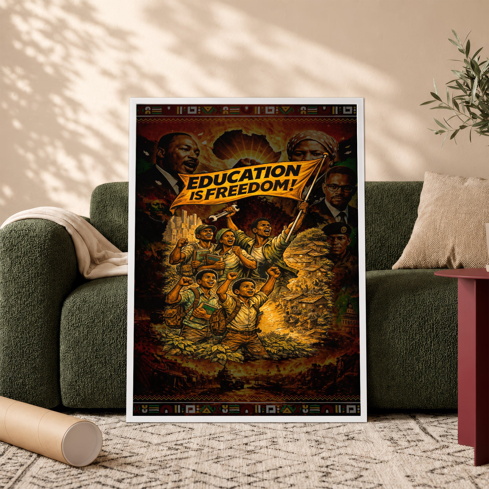 Education is Freedom Activist - Poster/Canvas