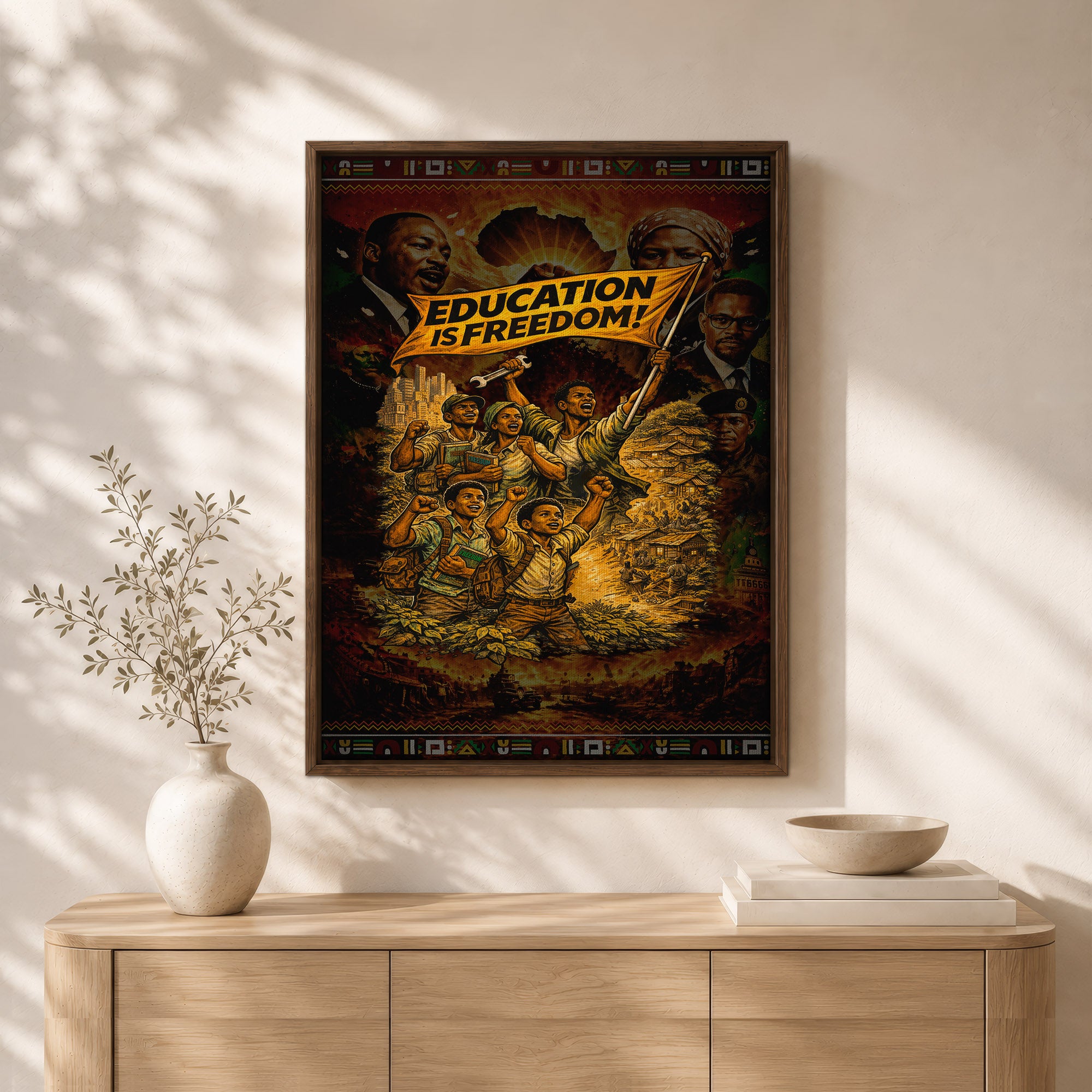 Education is Freedom Activist - Poster/Canvas