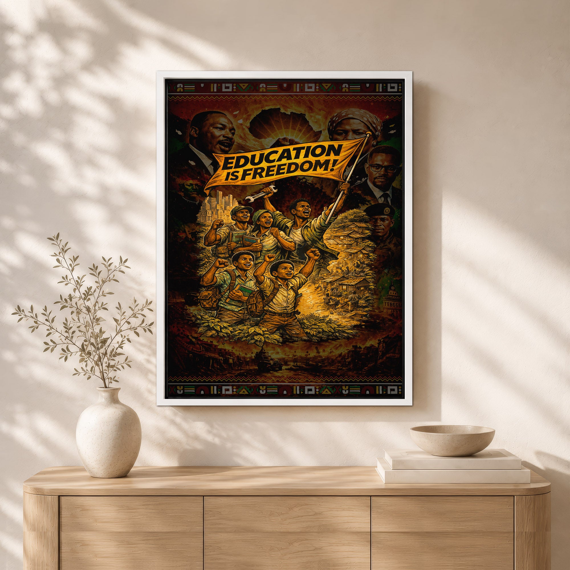 Education is Freedom Activist - Poster/Canvas