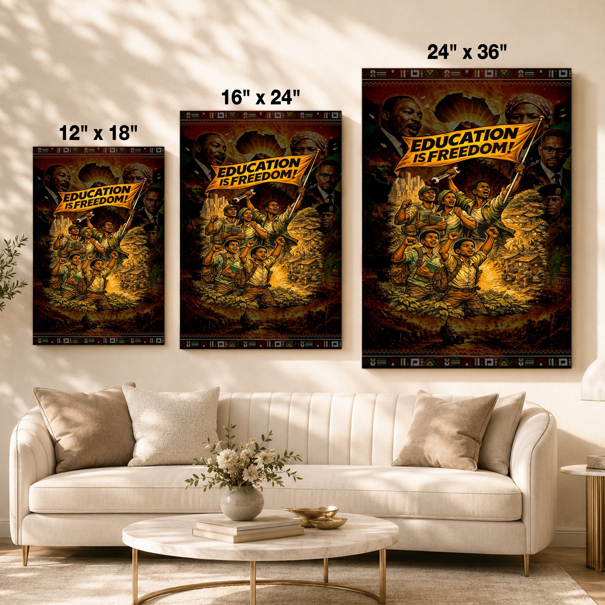 Education is Freedom Activist - Poster/Canvas