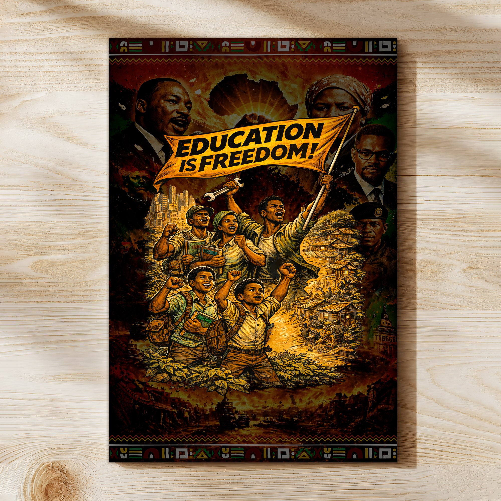 Education is Freedom Activist - Poster/Canvas