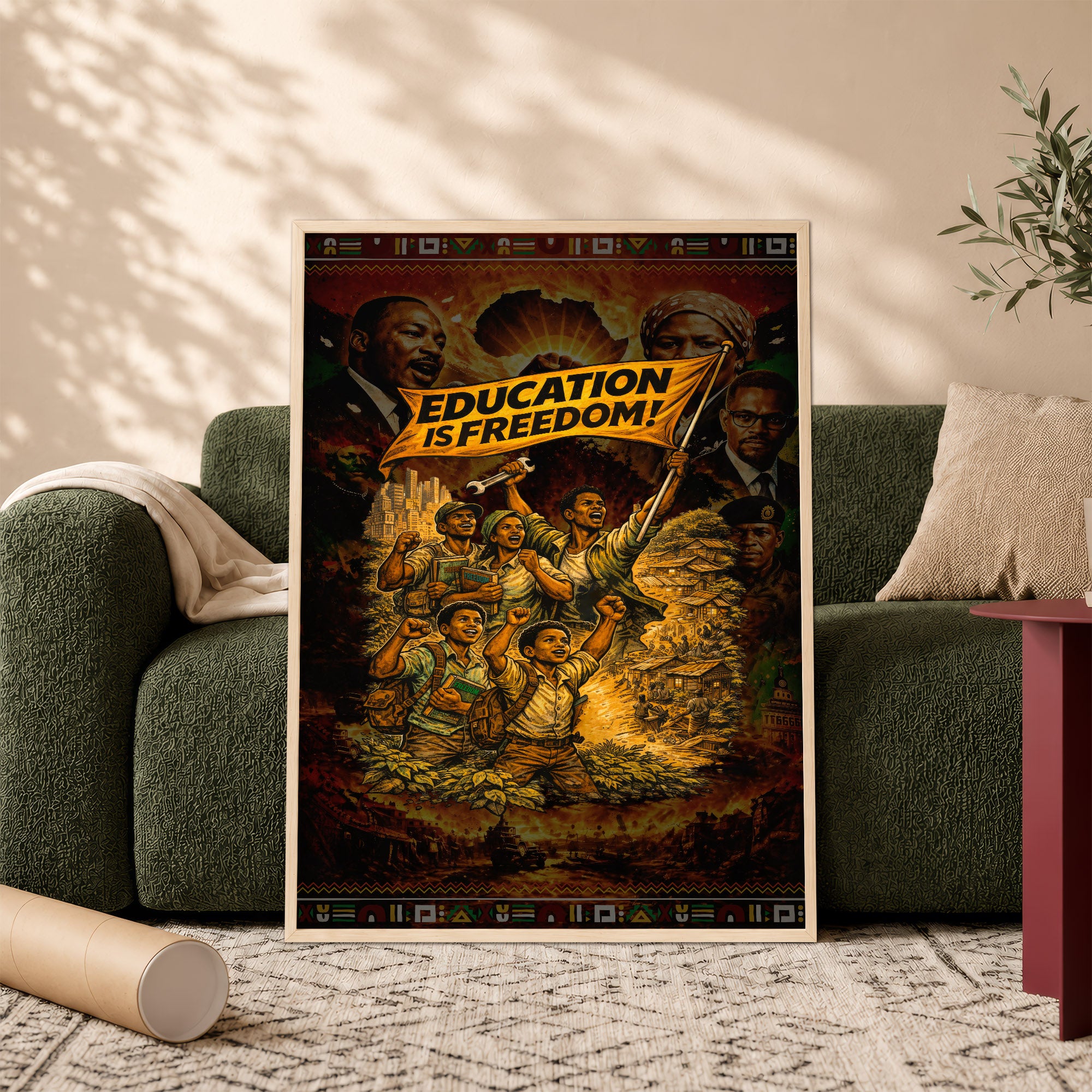 Education is Freedom Activist - Poster/Canvas