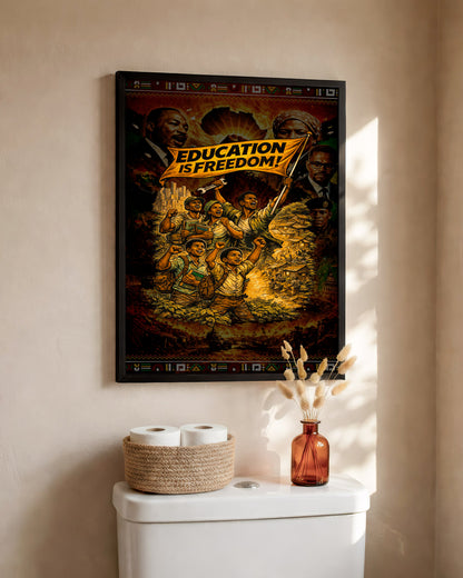 Education is Freedom Activist - Poster/Canvas