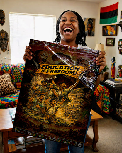 Education is Freedom Activist - Poster/Canvas