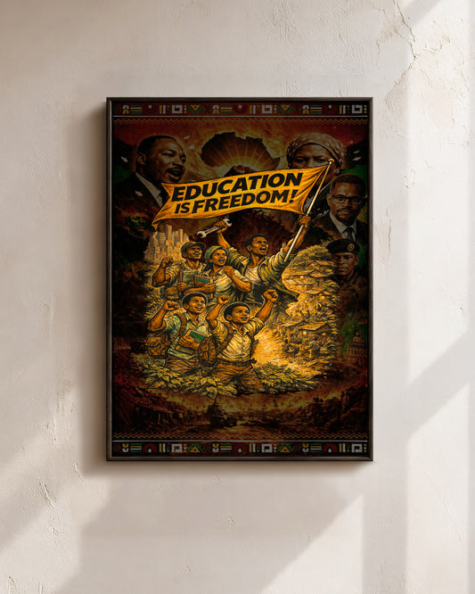 Education is Freedom Activist - Poster/Canvas