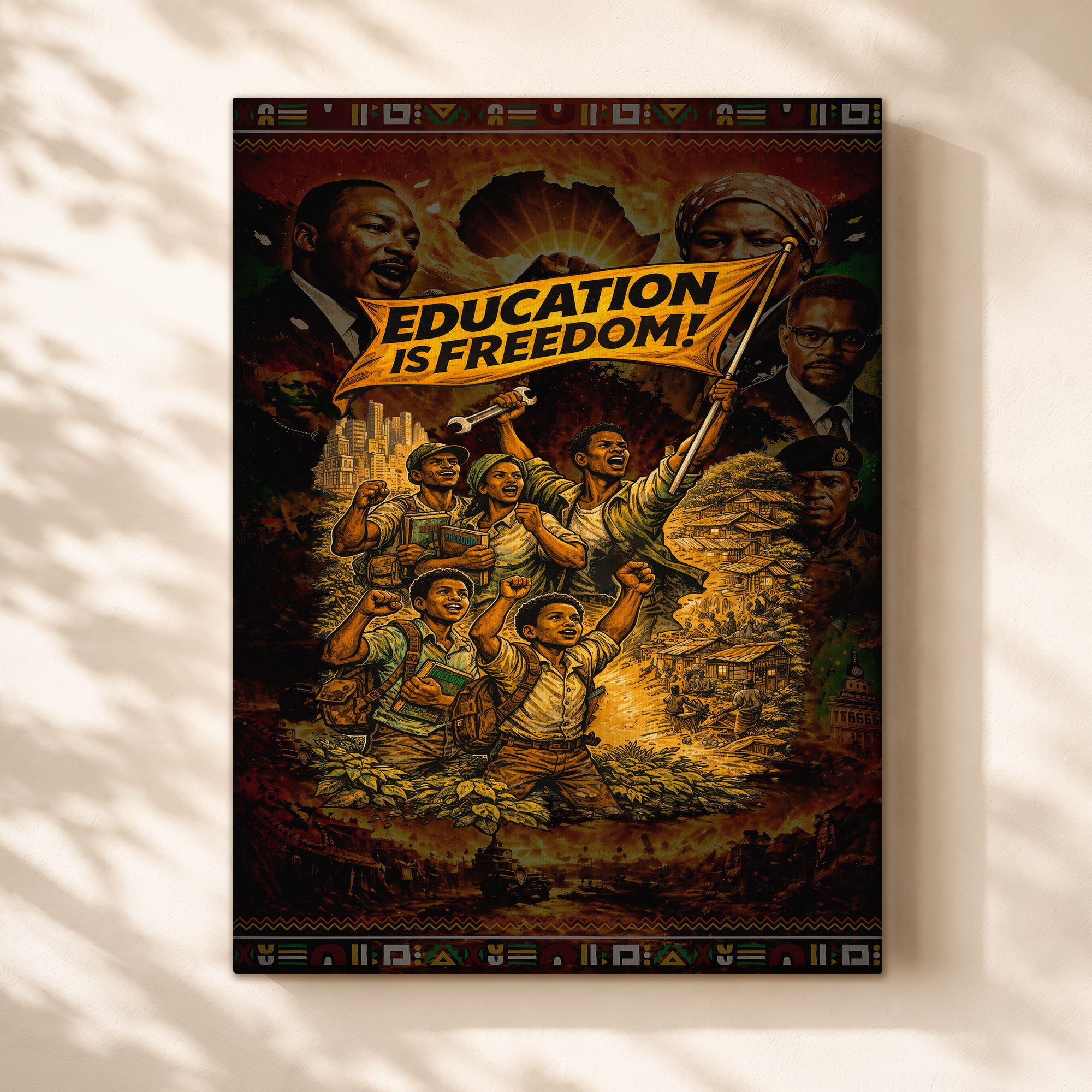 Education is Freedom Activist - Poster/Canvas