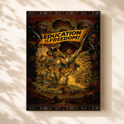 Education is Freedom Activist - Poster/Canvas