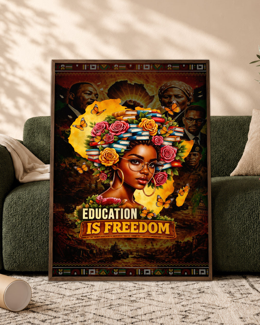 Education is Freedom - Black Excellence and Knowledge - Poster/Canvas