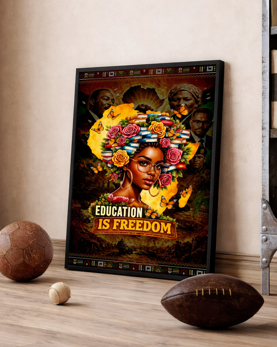Education is Freedom - Black Excellence and Knowledge - Poster/Canvas