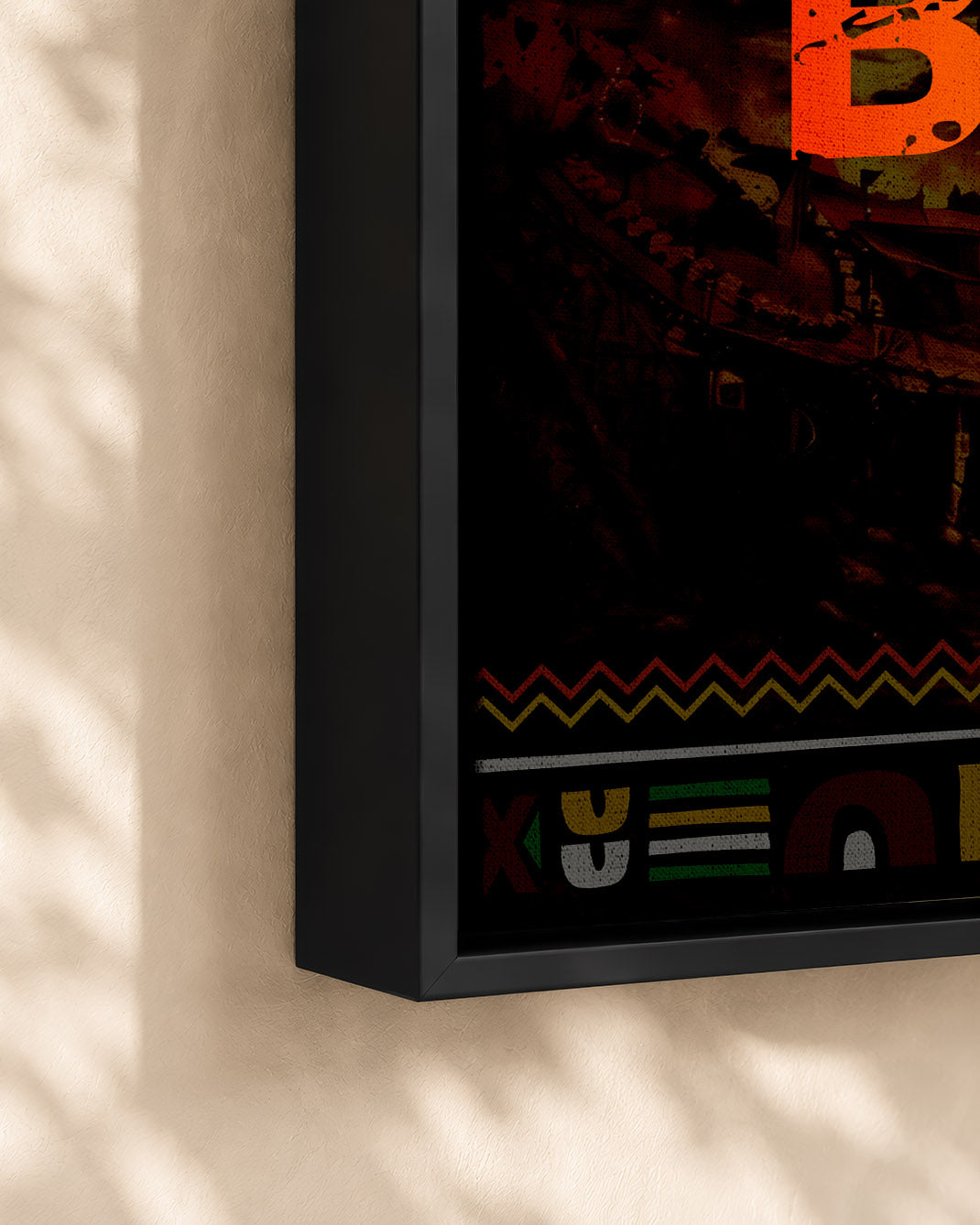 Juneteenth Black King Lion Crown - Poster/Canvas
