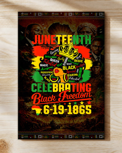 Juneteenth: Celebrating Black Freedom - Poster/Canvas