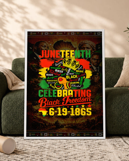 Juneteenth: Celebrating Black Freedom - Poster/Canvas