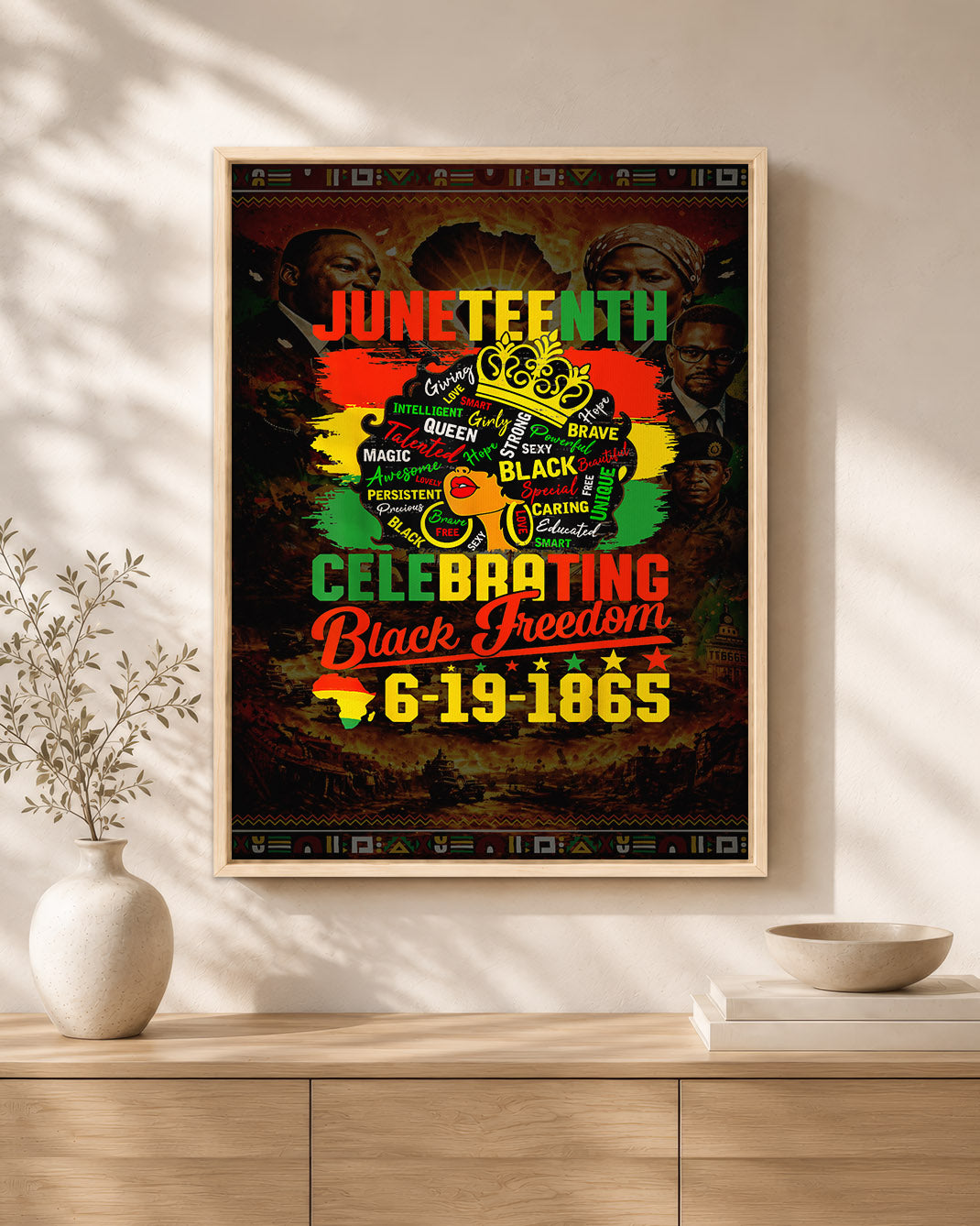 Juneteenth: Celebrating Black Freedom - Poster/Canvas